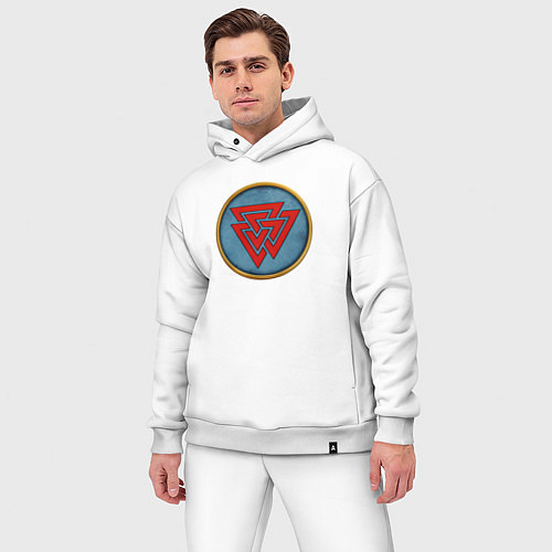 Мужской костюм оверсайз Алеманны Rome: Total War валькнут / Белый – фото 3