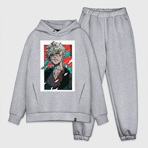 Мужской костюм оверсайз Адский рай Тёбэй Адза / Меланж – фото 1