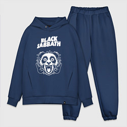 Мужской костюм оверсайз Black Sabbath rock panda, цвет: тёмно-синий
