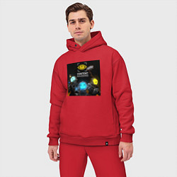 Мужской костюм оверсайз Игроки Content Warning, цвет: красный — фото 2