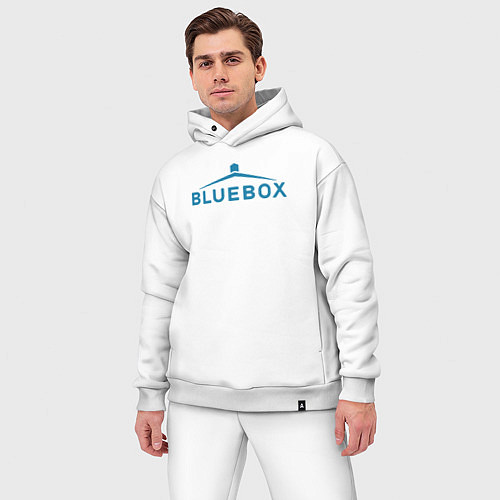 Мужской костюм оверсайз Доктор Кто Bluebox / Белый – фото 3