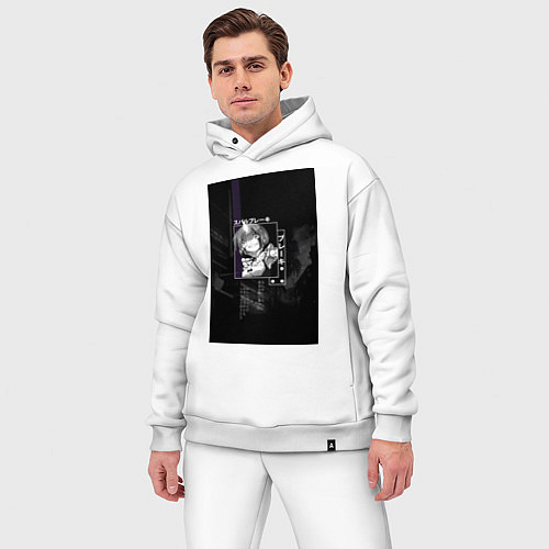 Мужской костюм оверсайз Горничная Рем / Белый – фото 3