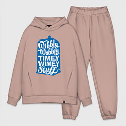 Мужской костюм оверсайз Timey stuff, цвет: пыльно-розовый