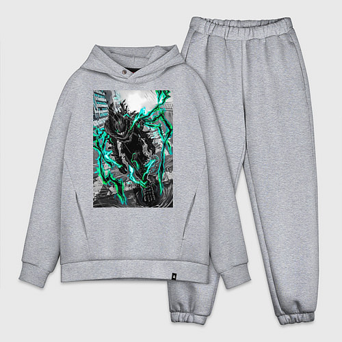 Мужской костюм оверсайз Моя геройская академия Идзуку Мидория причуда / Меланж – фото 1