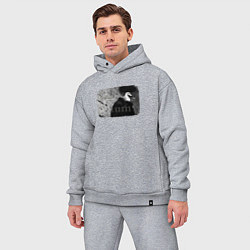 Мужской костюм оверсайз Opium - Delusion, цвет: меланж — фото 2