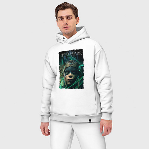 Мужской костюм оверсайз Senua - Game Hellblade / Белый – фото 3