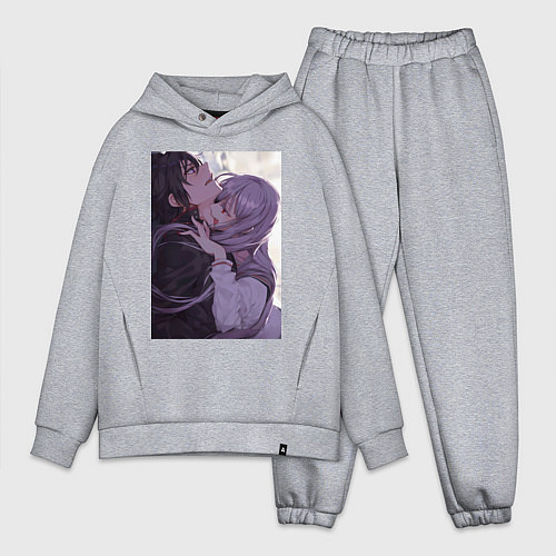 Мужской костюм оверсайз Последний Серафим Шиноа Хираги вампир / Меланж – фото 1