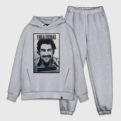 Мужской костюм оверсайз Escobar draw portrait, цвет: меланж