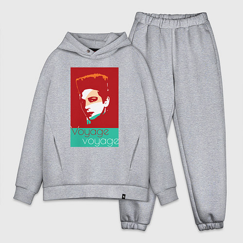 Мужской костюм оверсайз Voyage voyage / Меланж – фото 1