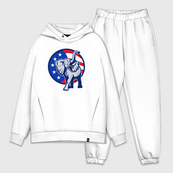 Мужской костюм оверсайз USA elephant