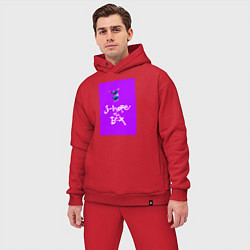 Мужской костюм оверсайз J-hope in the box - K-pop, цвет: красный — фото 2