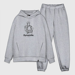Мужской костюм оверсайз BTS Dynamite Park Ji-min, цвет: меланж