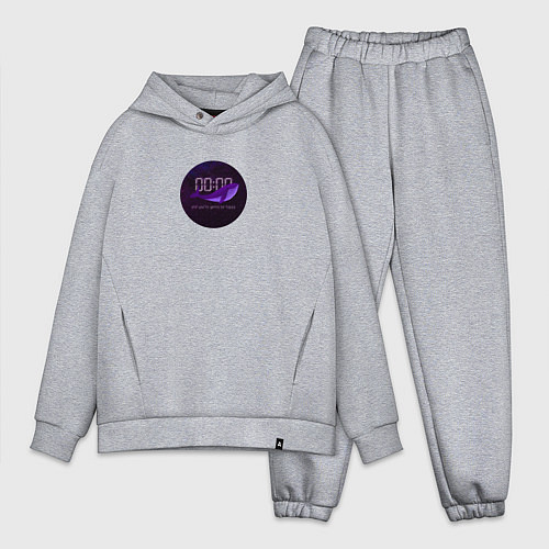 Мужской костюм оверсайз Кит БТС / Меланж – фото 1