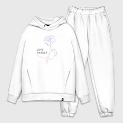 Мужской костюм оверсайз BTS love myself