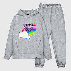 Мужской костюм оверсайз Rainbow Vibes