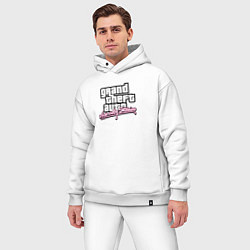 Мужской костюм оверсайз GTA vice city stories game, цвет: белый — фото 2