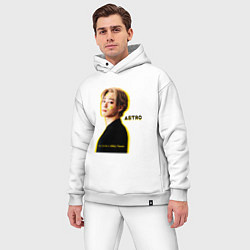 Мужской костюм оверсайз Улыбка astro, цвет: белый — фото 2