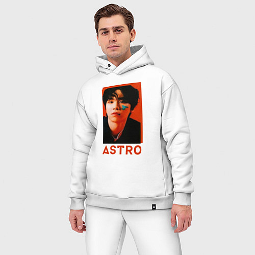 Мужской костюм оверсайз Astro Роки / Белый – фото 3