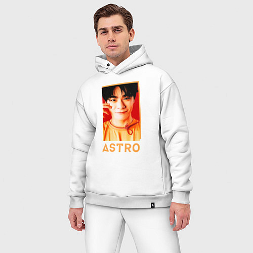 Мужской костюм оверсайз Astro Мун Бин / Белый – фото 3