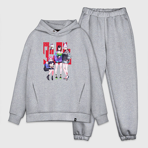 Мужской костюм оверсайз Dandadan Girls / Меланж – фото 1