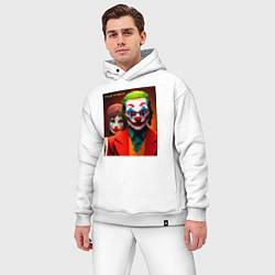 Мужской костюм оверсайз Joker and Minecraft - collaboration, цвет: белый — фото 2