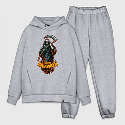 Мужской костюм оверсайз Счастливого хэллоуина, цвет: меланж