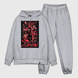 Мужской костюм оверсайз Девушка кошка