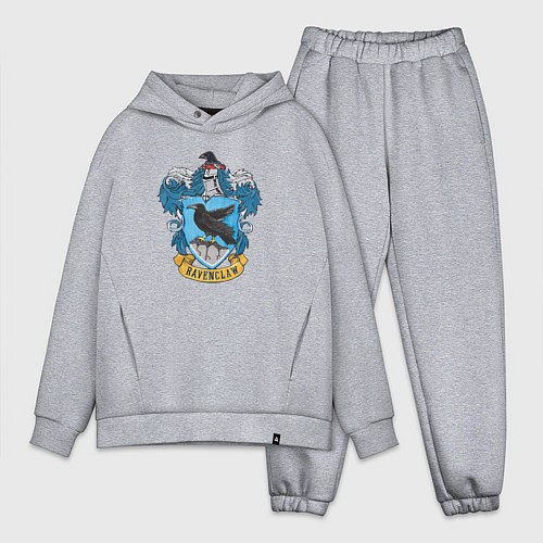 Мужской костюм оверсайз Ravenclaw факультет / Меланж – фото 1