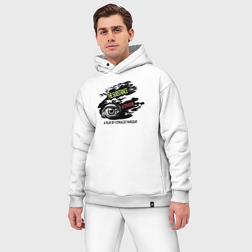 Мужской костюм оверсайз Субстанция монстр / Белый – фото 3