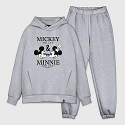 Мужской костюм оверсайз Микки и Минни Маус