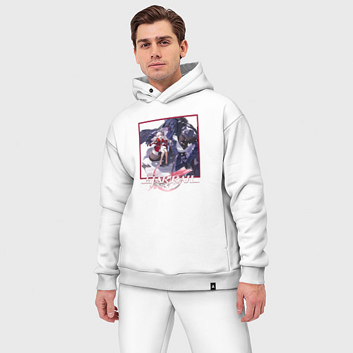 Мужской костюм оверсайз Клара / Белый – фото 3