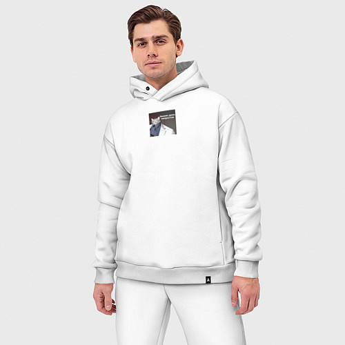 Мужской костюм оверсайз Бизнес дело непростое / Белый – фото 3