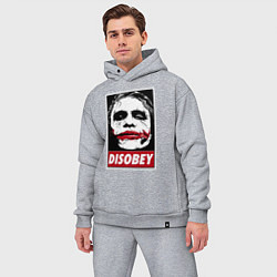 Мужской костюм оверсайз Джокер - не подчиняйся, цвет: меланж — фото 2