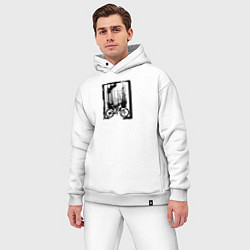 Мужской костюм оверсайз Велодень, цвет: белый — фото 2