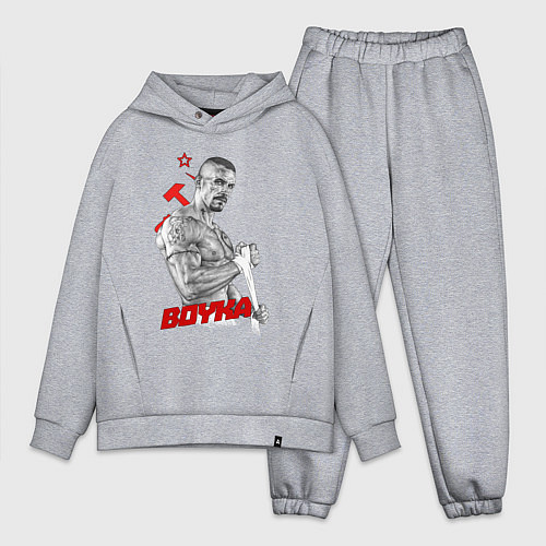Мужской костюм оверсайз Боец Юрий Бойко / Меланж – фото 1