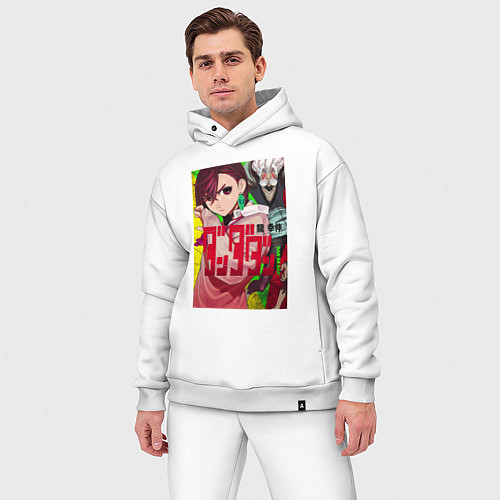 Мужской костюм оверсайз Momo Ayase х Ken Takakura / Белый – фото 3