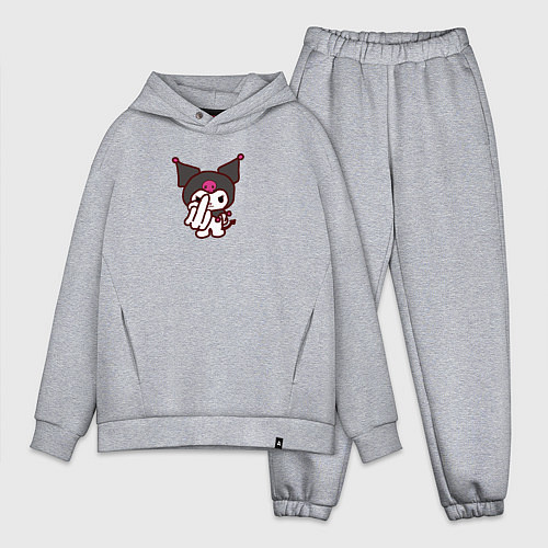 Мужской костюм оверсайз Куроми санрио / Меланж – фото 1