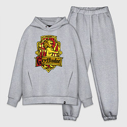 Мужской костюм оверсайз Hogwarts - gryffindor logo