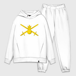 Мужской костюм оверсайз Сухопутные войска: эмблема