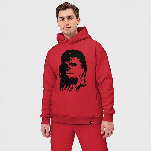 Мужской костюм оверсайз Star wars - Chewie Guevara / Красный – фото 3