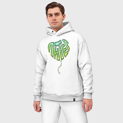 Мужской костюм оверсайз Питер это / Белый – фото 3