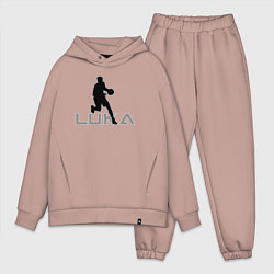 Мужской костюм оверсайз Luka basketball, цвет: пыльно-розовый