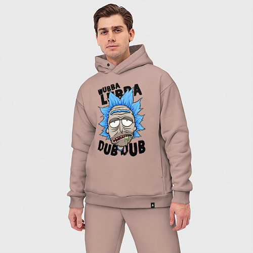 Мужской костюм оверсайз Drunk Rick / Пыльно-розовый – фото 3