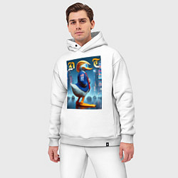 Мужской костюм оверсайз Donald Trump - the lame duck, цвет: белый — фото 2