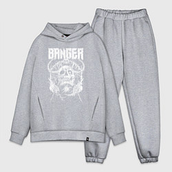 Мужской костюм оверсайз Banger - horned skull