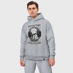 Мужской костюм оверсайз Виски Рика, цвет: меланж — фото 2