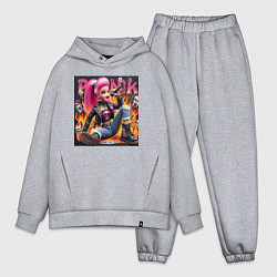 Мужской костюм оверсайз Barbie singer - punks not dead