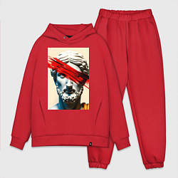 Мужской костюм оверсайз Штрих на античной статуе