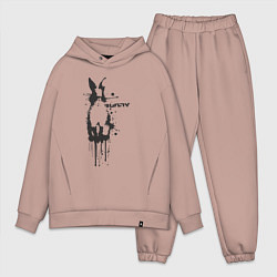 Мужской костюм оверсайз Banksy bunny