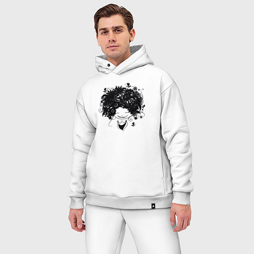 Мужской костюм оверсайз Spring girl / Белый – фото 3